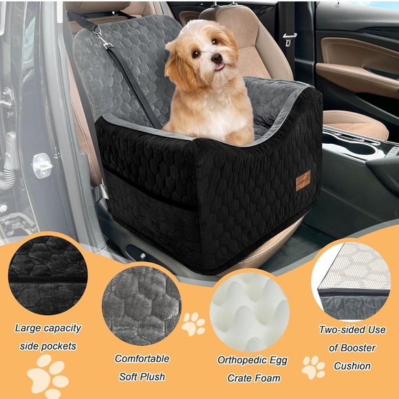 Lingusta extra high booster pet/dog car seat- New with tags- Pets up to 35 lbs - Picture 4 of 9